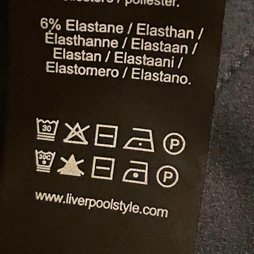 S Suede Faux LiverPool Biker Moto Jacket Coat Navy Blue/Silver Accents NWT New! - Picture 9 of 9